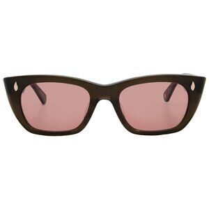 New Garrett Leight WEBSTER SUN Bordeaux Cat Eye Sunglasses 2138 MSTO/BOR 49  Men